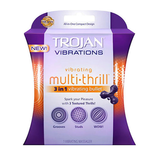 Trojan Vibrations Trojan Vibrations Multi Thrill 3 In 1 Vibrating Bullet Massagers