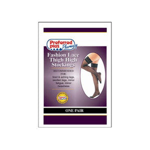 Scott Specialties Scott Specialties Loving Comfort Thigh High Stockings Moderate Beige Large 1 Pair Exercise & Fitness
