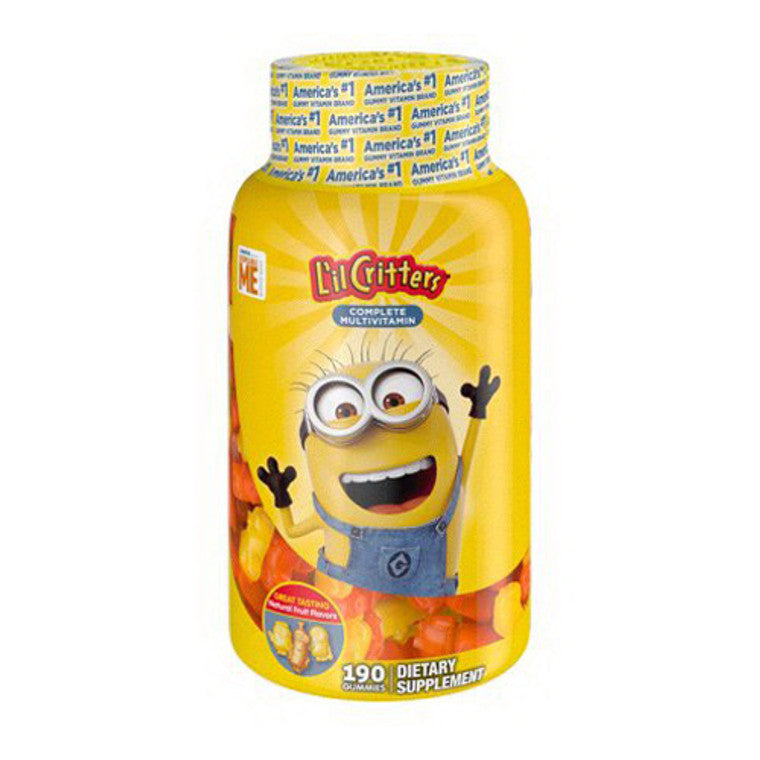 L'il Critters L'il Critters Complete Multivitamin, Despicable Me Minion Made, Gummies Vitamins & Supplements White Smoke