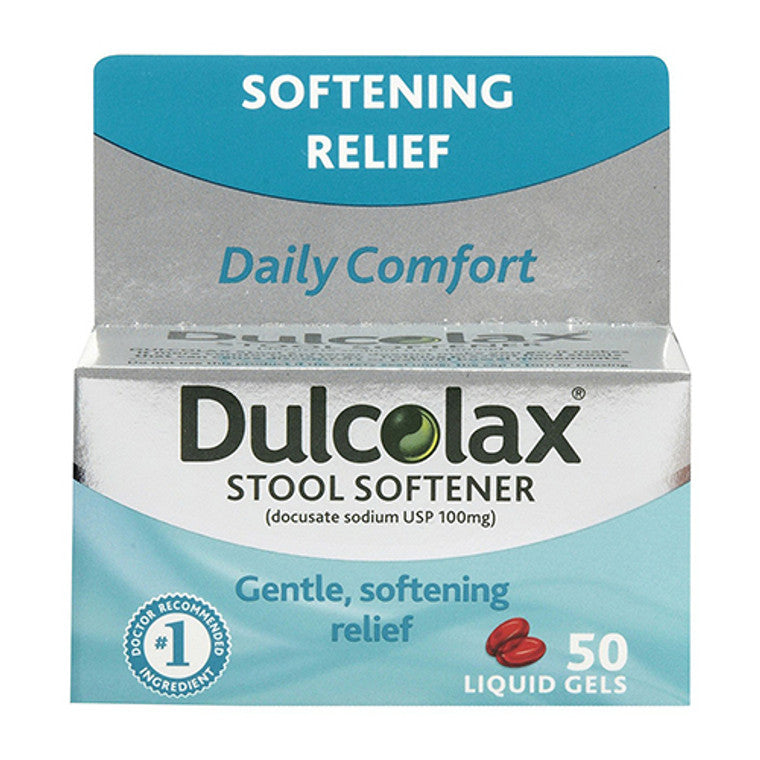 Dulcolax Dulcolax® Stool Softener – 100 mg Liquid Gels (Gradual Relief) Health & Beauty