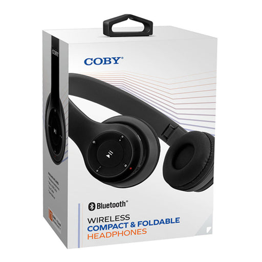 Coby Electronics Coby Electronics Wireless Compact And Foldable Headphones, Black Headphones