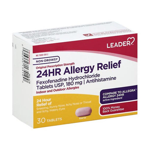 Top Selling Items Top Selling Items Leader 24Hour Allergy Relief Tablets 180mg Medicine & Drugs