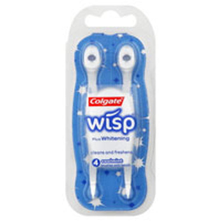 Colgate Colgate Wisp Optic White Brushes, With Beads, Coolmint Shaving Brushes