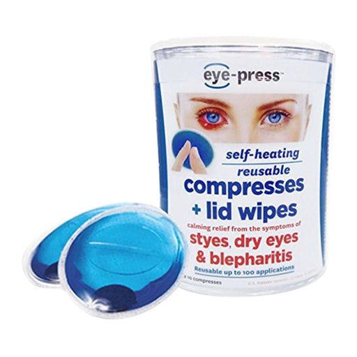 Eye Press Eye Press Self Heating Reusable Compress & Lid Wipes Eye Drops & Lubricants