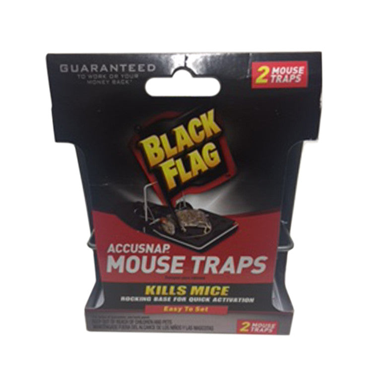 Black Flag Black Flag Accusnap11050 Rat Mouse Snap Traps Pest Control Traps White Smoke
