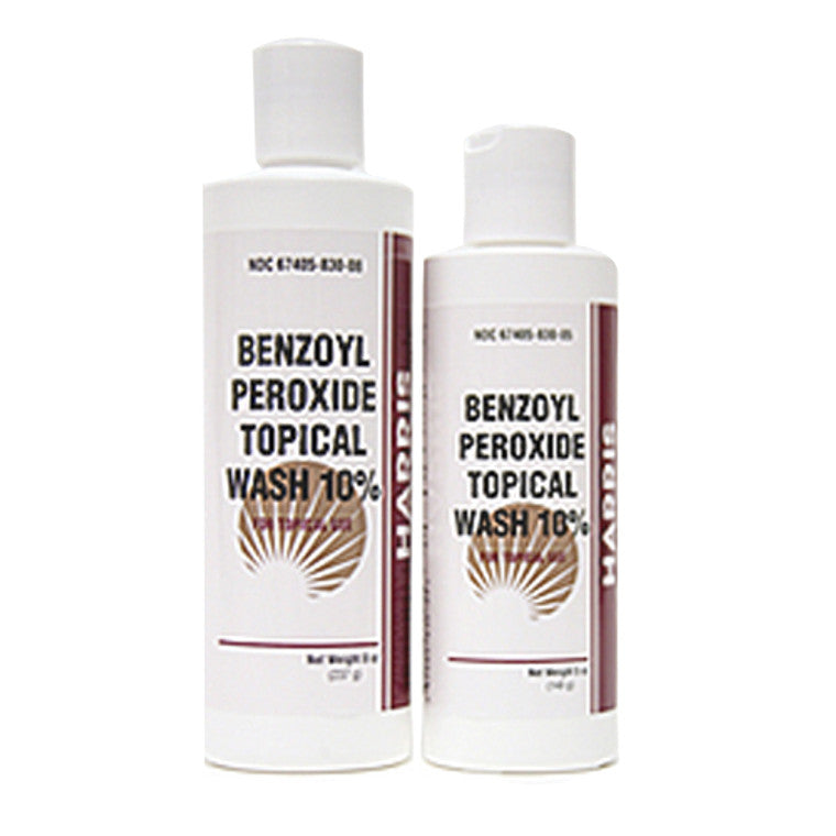Harris Pharma Harris Pharma Benzoyl Peroxide Topical Wash 10 Percent - 8 Oz Body Wash