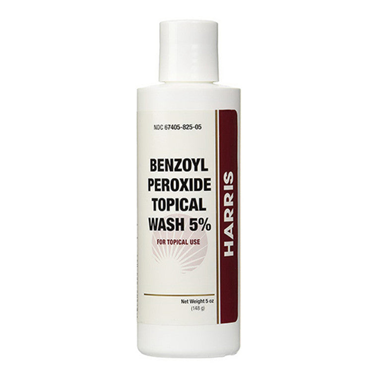 Harris Pharma Harris Pharma Benzoyl Peroxide Wash 5% Bottle, 5 Oz Body Wash Lavender