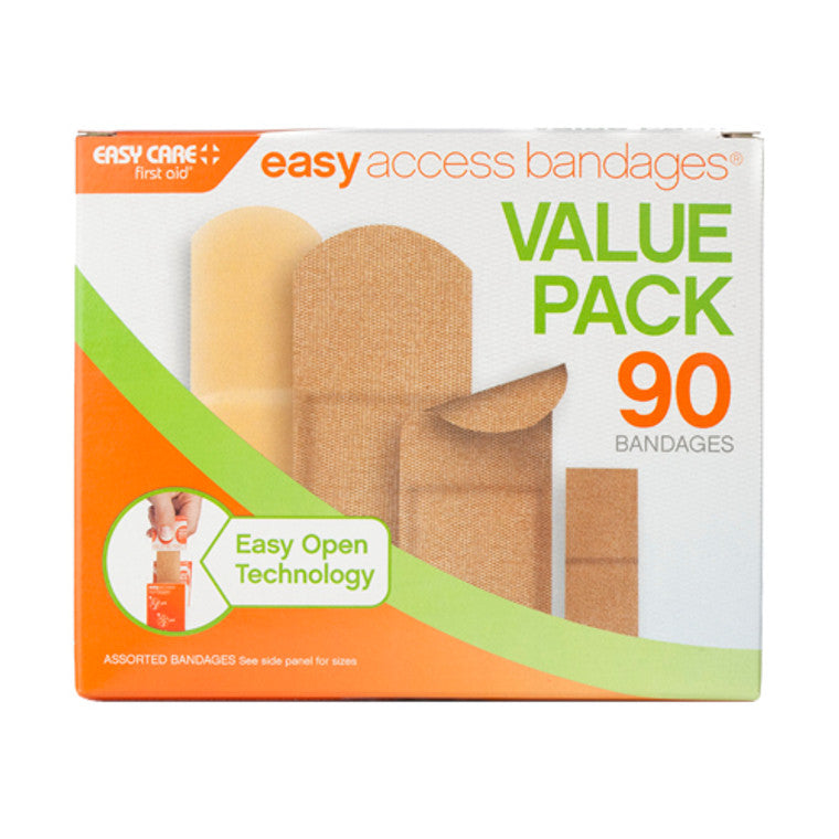 Easy Care First Aid Kits Easy Care First Aid Kits Access Bandages Assorted Sizes, Value Pack Medical Tape & Bandages Lavender