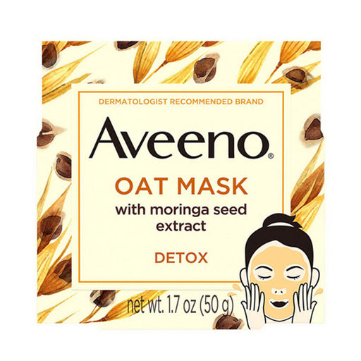 Aveeno Aveeno Oat Mask With Moringa Seed Extract 1.7 Oz Masks