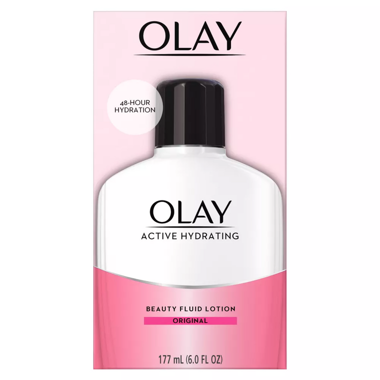 Olay Olay Active Hydrating Original Beauty Fluid Lotion, 6 Fl Oz Face Moisturizer