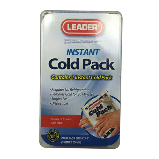 Leader Leader Instant Cold Pack, Single Hot & Cold Therapies