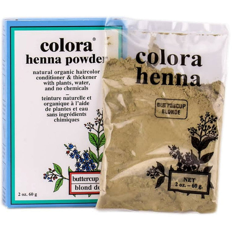 Colora Colora Henna Powder Hair Color, Buttercup Blonde 2 Oz Hair Color
