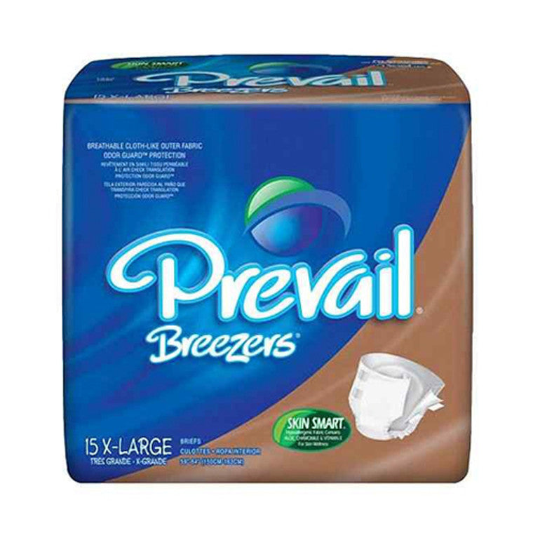 Prevail Prevail First Quality, Unisex Adult Incontinence Brief Incontinence Aids