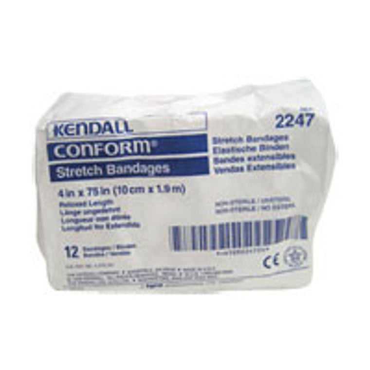Stretch Gauze Stretch Gauze Conform Bandages Nonsterile 4" X 75" - 12 Rolls First Aid