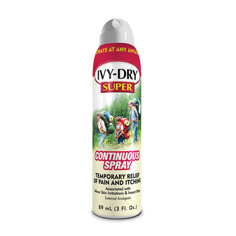 Ivy-Dry Ivy-Dry Super Itch Relief Spray, Continuous Spray Breath Spray White Smoke
