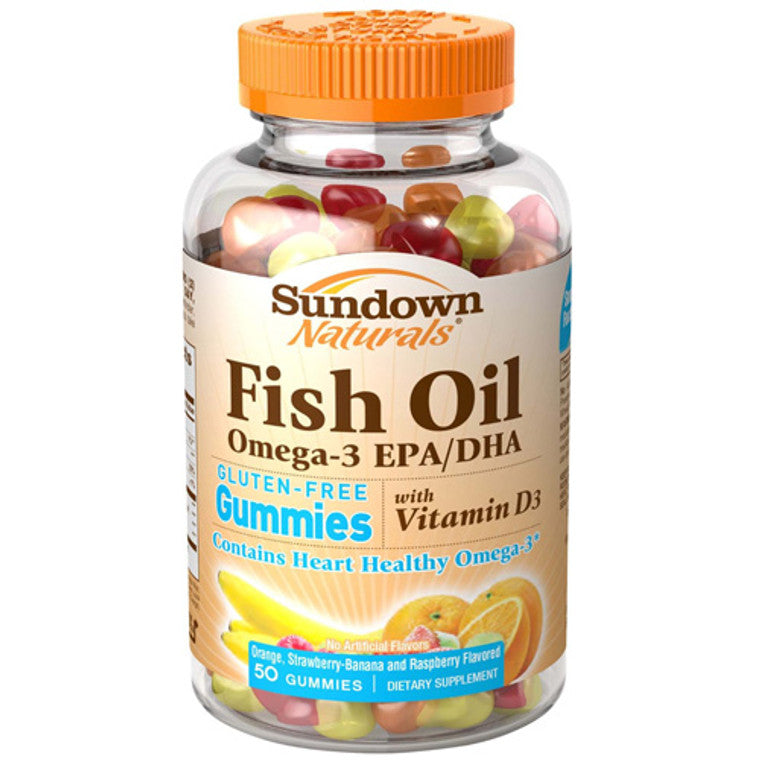 Sundown Naturals Sundown Naturals Fish Oil Omega-3 Gummies With Vitamin D3 Vitamins & Supplements