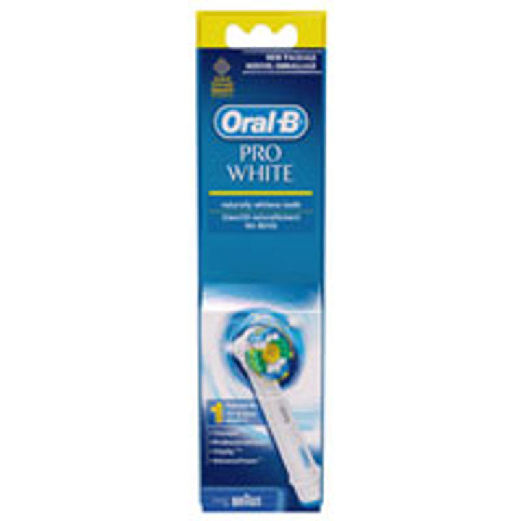 Oral-B Oral-B Pro White Replacement Brush Heads, Model No : Eb18-1 Toothbrush Replacement Heads