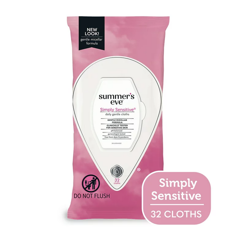 Summer's Eve Summer's Eve Gentle Cloths, Daily, Simply Sensitive Health & Beauty