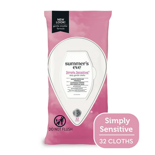 Summer's Eve Summer's Eve Gentle Cloths, Daily, Simply Sensitive Health & Beauty