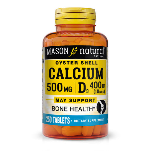 Mason Natural Mason Natural® Oyster Shell Calcium 500 mg with Vitamin D3 (250 Tablets) Vitamins & Supplements