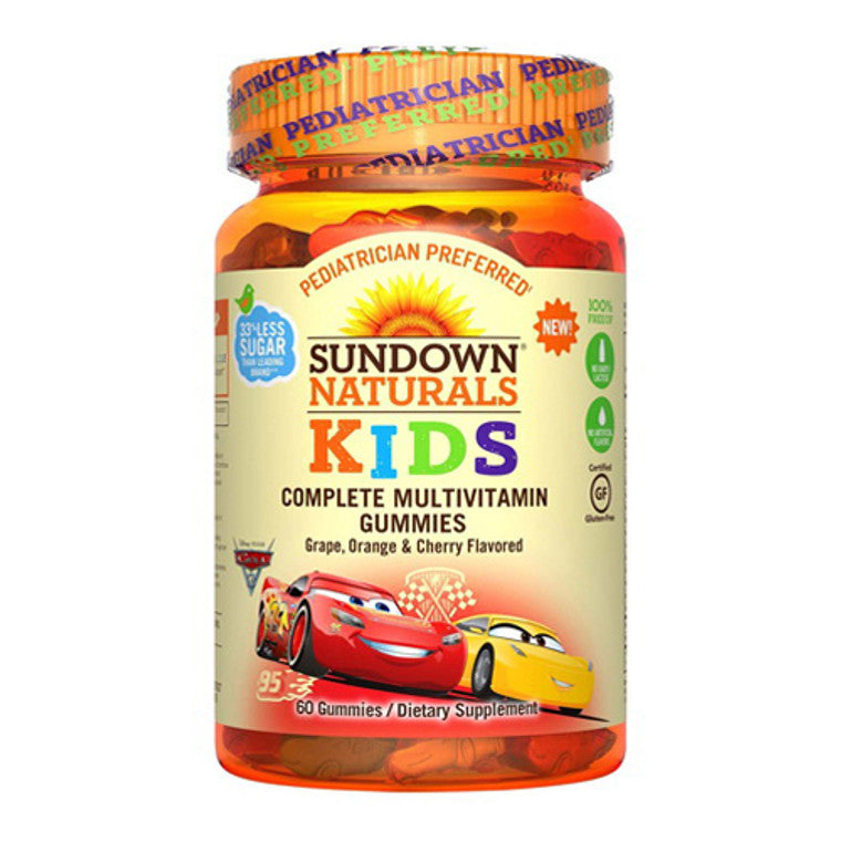Sundown Naturals Sundown Naturals Kids Complete Multivitamin Disney Pixar Cars Gummies Vitamins & Supplements