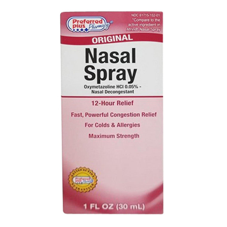 Preferred Plus Preferred Plus Pharma Original Nasal Spray, Colds And Allergies, 1oz Allergy Test Kits