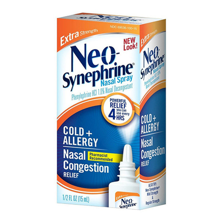 Neo-Synephrine Neo-Synephrine Cold & Sinus Extra Strngth Nasal Decongstnt Spray 0.5oz Health & Beauty White Smoke
