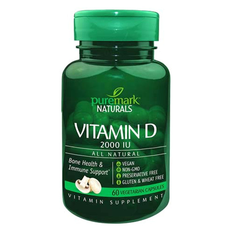 Puremark Puremark Vitamin D 2000 Iu Vegetarian Capsules Vitamins & Supplements