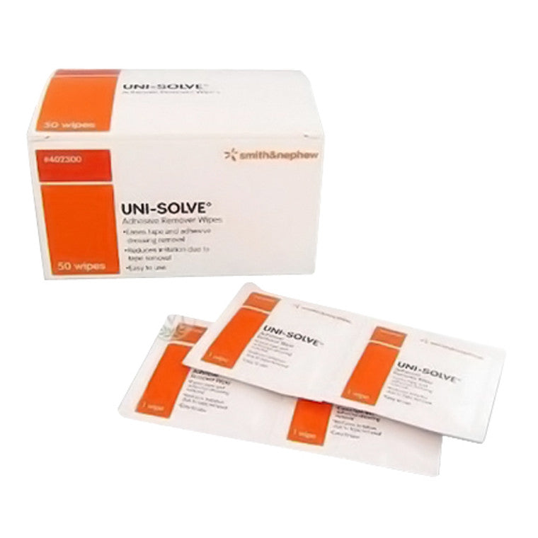 Smith & Nephew Smith & Nephew Uni-Solve Adhesive Remover Wipes First Aid White Smoke