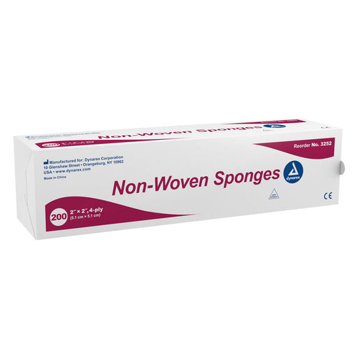 Dynarex Dynarex Non Woven Sponge N S 4Ply 2x2 Sponges & Scouring Pads