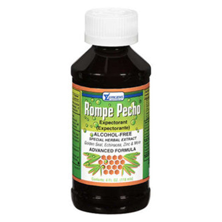 Rompe Pecho Rompe Pecho Regular Cough Suppressant & Expectorant - 4 fl oz Respiratory Care Black