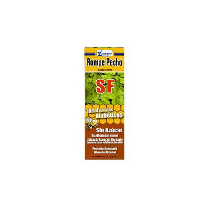 Rompe Pecho Rompe Pecho Sugar Free Cough Syrup - 4 Oz Medicine Cabinets Sandy Brown