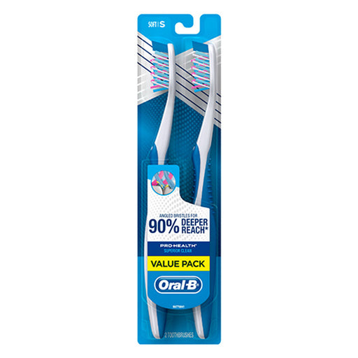 Oral-B Oral-B Pro-Health Superior Clean Soft Toothbrushes 2 Ct Carded Pack Toothbrushes