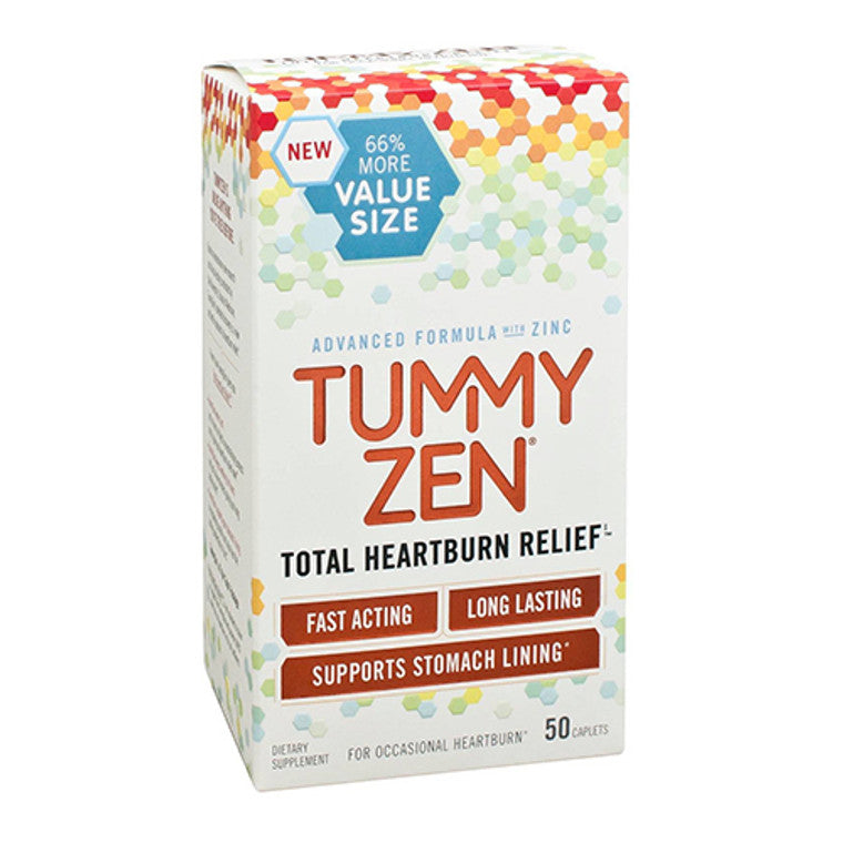 Tummy Zen Tummy Zen Total Heartburn Relief Caplets Medicine Cabinets