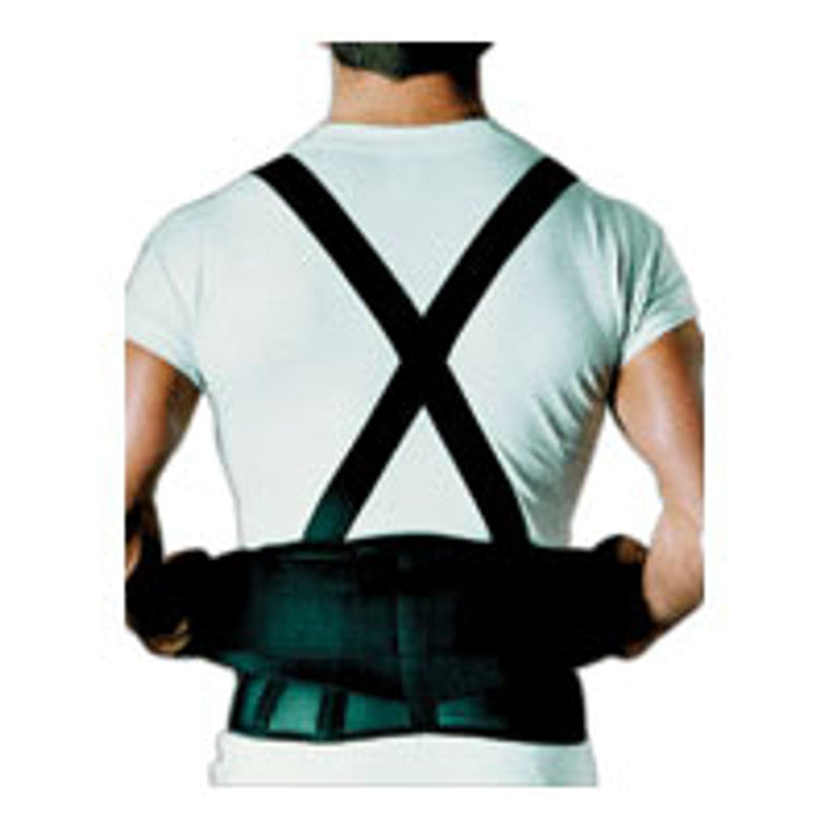 Sport Aid Sport Aid Back Belt With Suspenders, Black Medium Large Suspenders