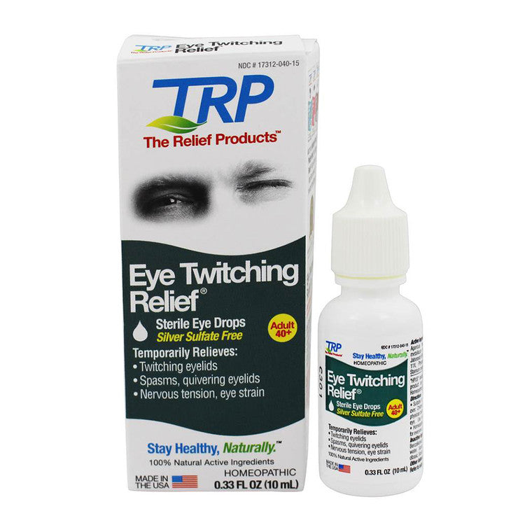 Trp Company Trp Company The Relief Products Eye Twitching Relief, 10 Ml Eye Drops & Lubricants White Smoke