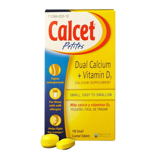 Calcet Calcet Mission Pharmacal Petites, 100 Small Coated Tablets Vitamins & Supplements White Smoke