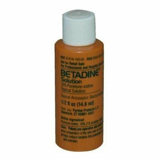 Betadine Betadine 10% Povidone-Iodine Topical Solution – 0.5 Fl. Oz First Aid