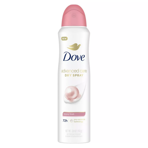 Dove Dove Advanced Care Dry Spray Beauty Finish Antiperspirant Deodorant 3.8 Oz Can Deodorant
