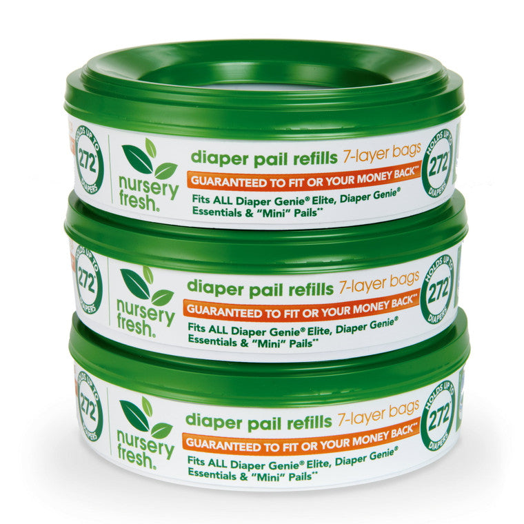 Munchkin Munchkin® Nursery Fresh® Diaper Pail Refills – 3 Pack Diapers