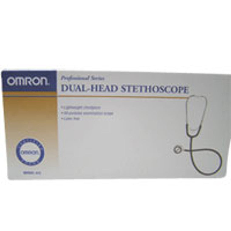 Omron Omron Dual-Head Stethoscope Black Stethoscopes Gray