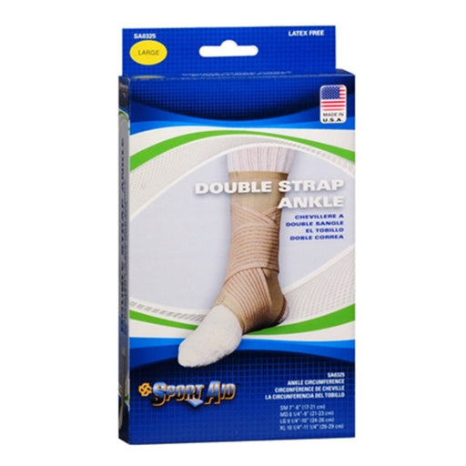 Sport Aid Sport Aid Double Strap Ankle Support – Size: Large – 1 Unit Saxophone Straps & Supports