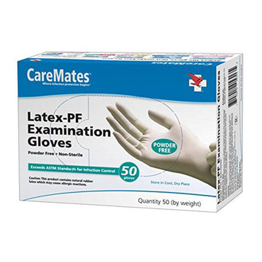 CareMates CareMates Textured Latex Powder Free Gloves, Small First Aid