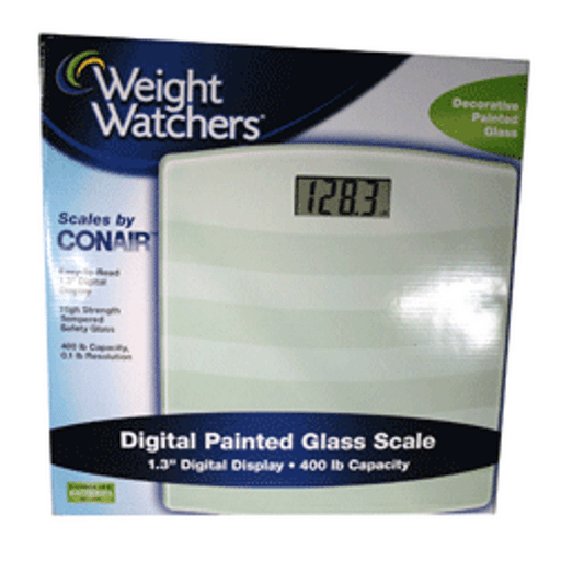 Weight Watchers Weight Watchers Conair Digital Painted Glass Scale # Ww24W Body Weight Scales White Smoke