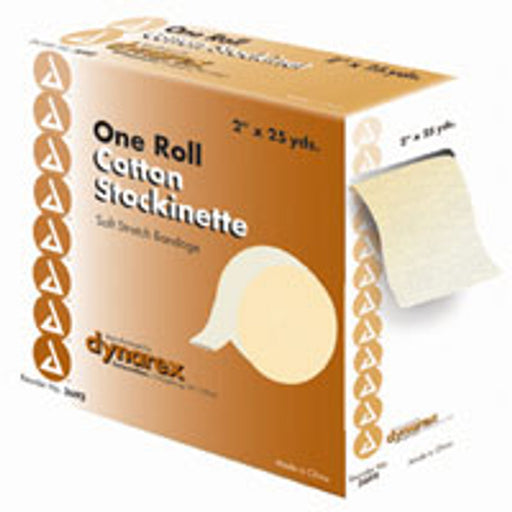 Dynarex Dynarex® Cotton Stockinette – Soft Stretch Tubular Bandage (3" x 25 Yd) First Aid