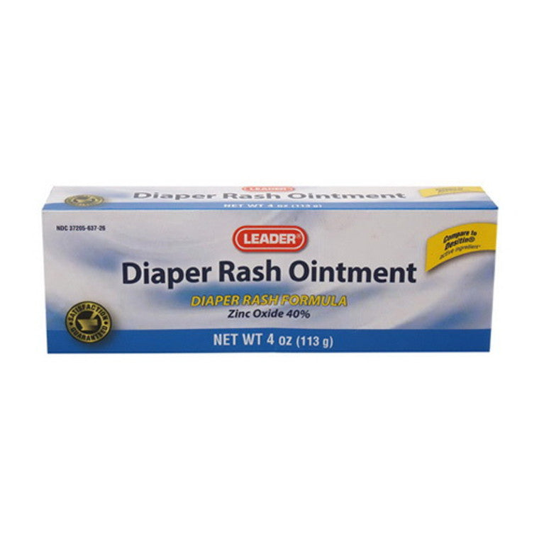 Leader Diaper Rash Ointment With Zinc Oxide, 4 Oz — Pasteur Pharmacy
