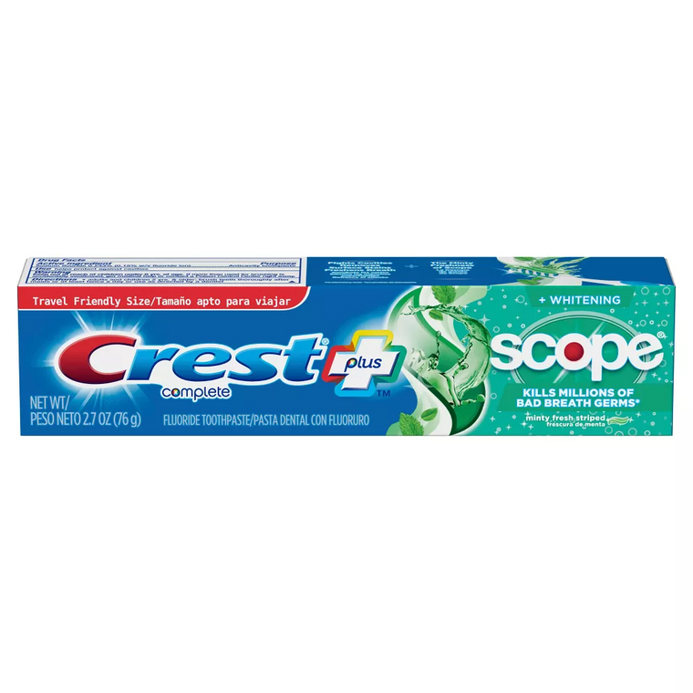 Crest Crest Complete Plus Scope Whitening Fluoride Toothpaste Minty Fresh 2.7 oz Toothpaste