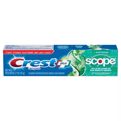 Crest Crest Complete Plus Scope Whitening Fluoride Toothpaste Minty Fresh 2.7 oz Toothpaste