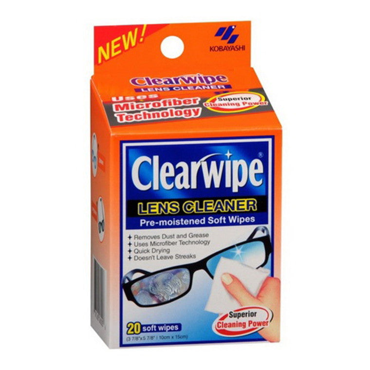 Clearwipe Clearwipe Lens Cleaner Wipes Medicine Cabinets White Smoke