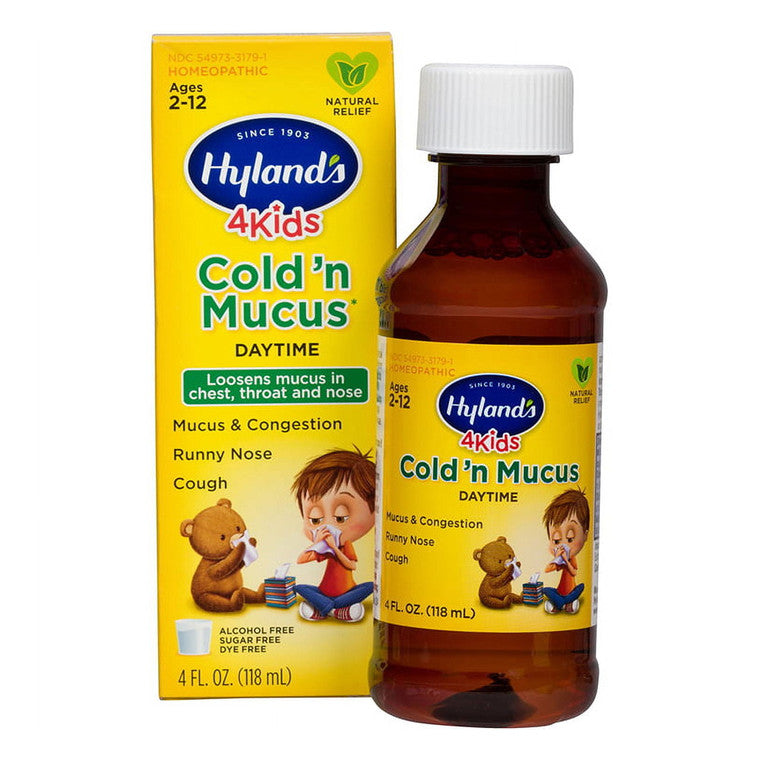 Hyland's Hyland's 4 Kids Cold 'N Mucus, Homeopathic, Ages 2 12 Health & Beauty White Smoke